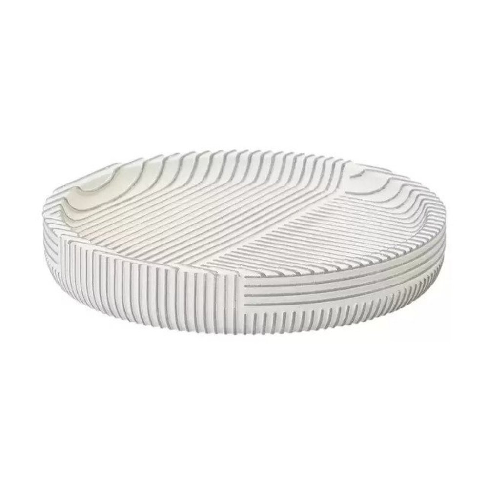 Art Deco Designer Tray, Minimalistic Studio 3B Vanity Ring Dish & Jewelry Holder